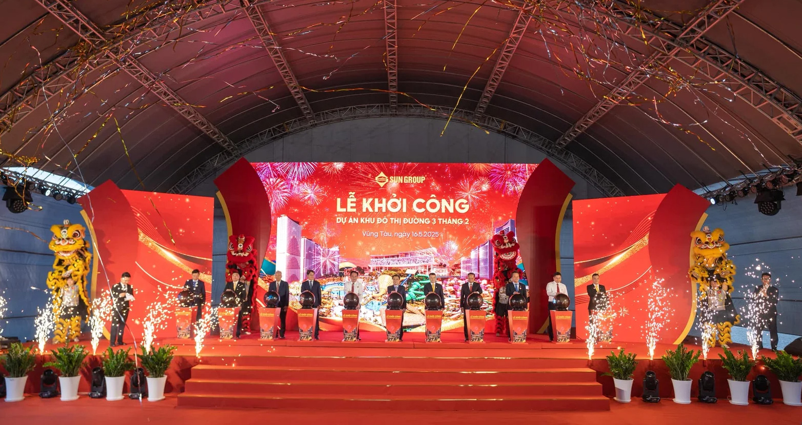 Hình ảnh lễ khởi công dự án Blanca City ngày 16/05/2025